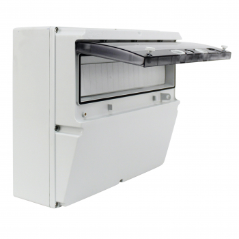 Preview: Stromverteiler Leergehäuse IP65 - 18 Module